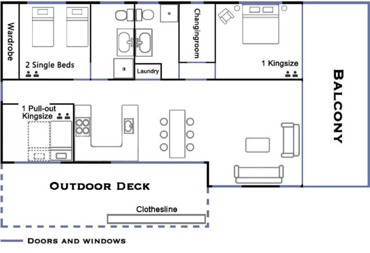 Apartmán Wharf Retreat Unit 2 Tauranga Exteriér fotografie